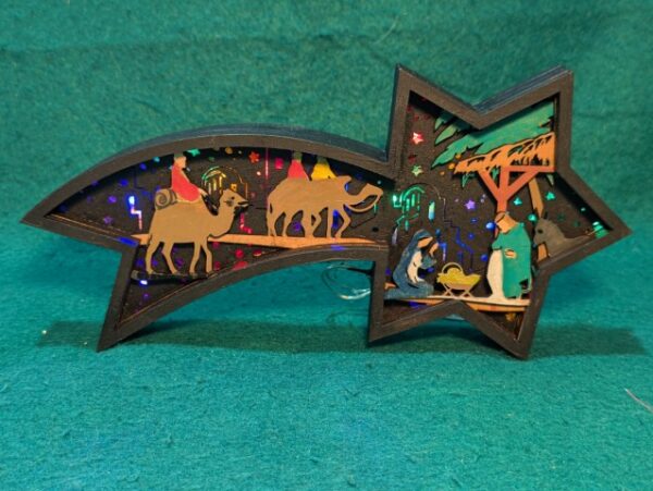 Nacimiento en forma Estrella de Belén