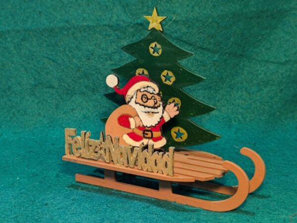 Santa Claus con su trineo