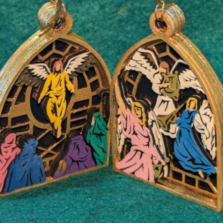 Ángeles, adorno para el árbol de Navidad