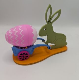 Conejo de Pascua con Carreta