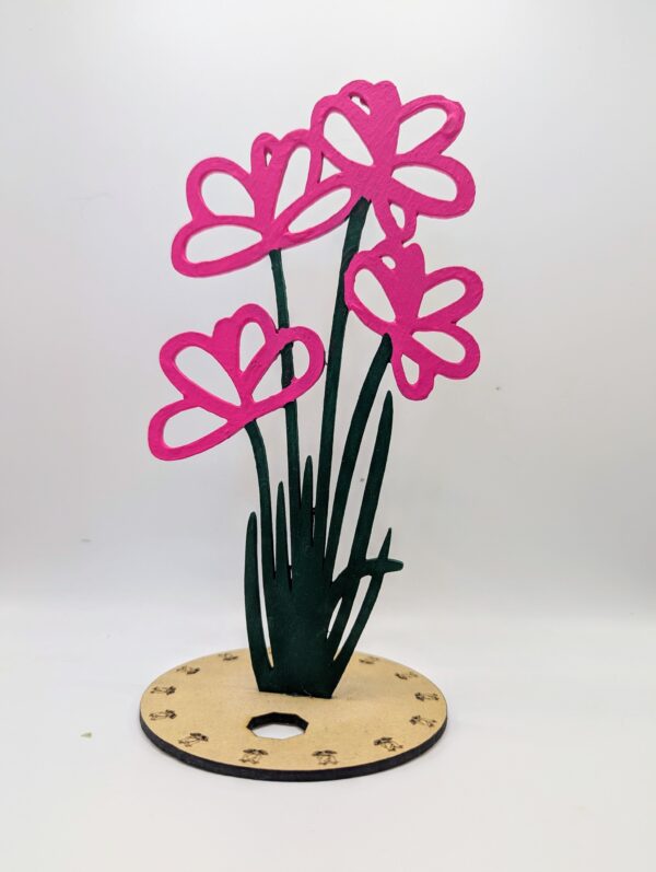 Flores Decorativas de Madera con Crema de Manos - Image 2
