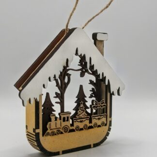 Esferas navideñas Casitas